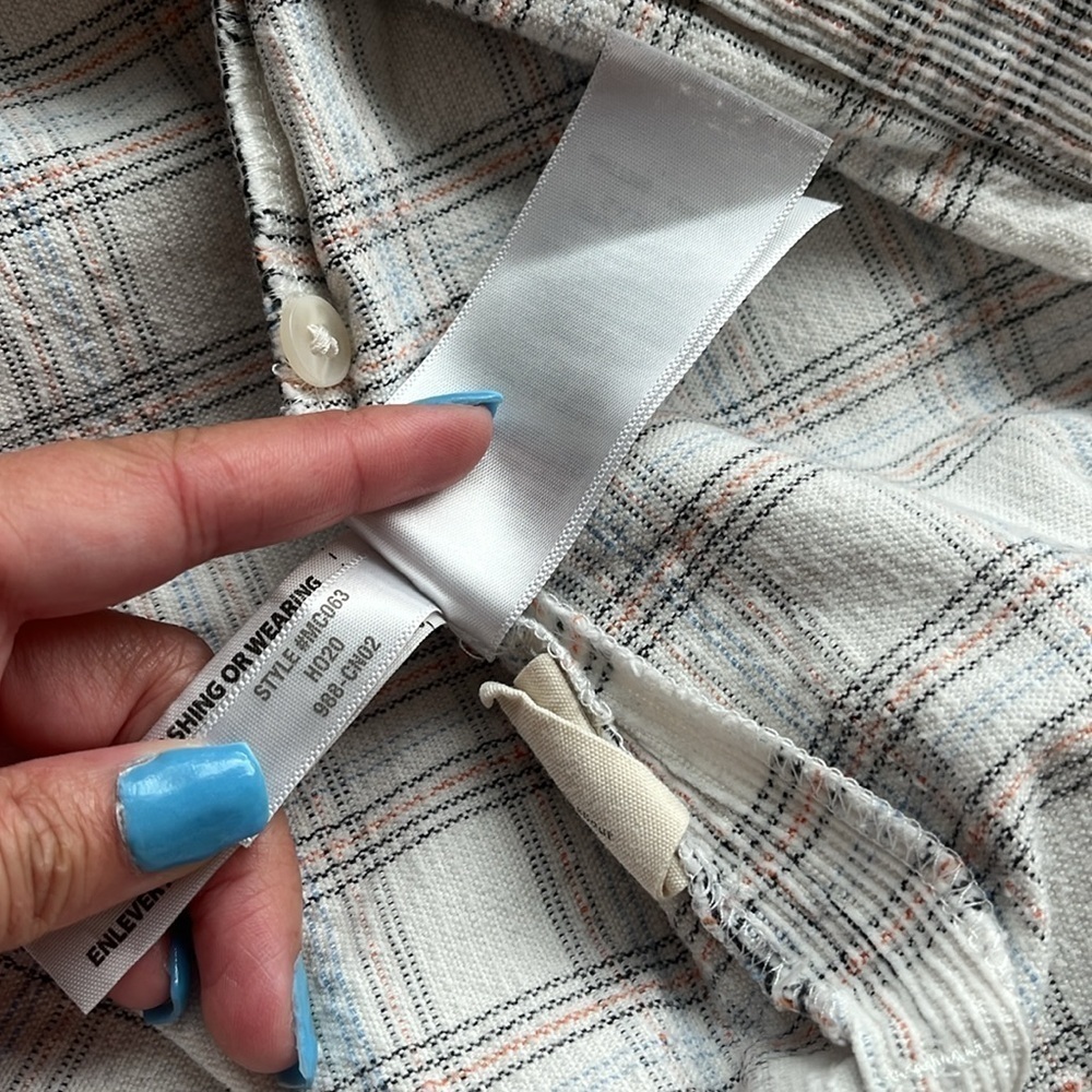“Madewell- Cotton Flannel size xxs” - Picture 8 of 8